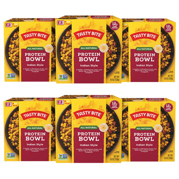 TASTY BITE Indian Protein Bowl, 8.8 Ounce, Pack of 6, Ready to Eat, Microwaveable TASTY BITE buy supplements canada