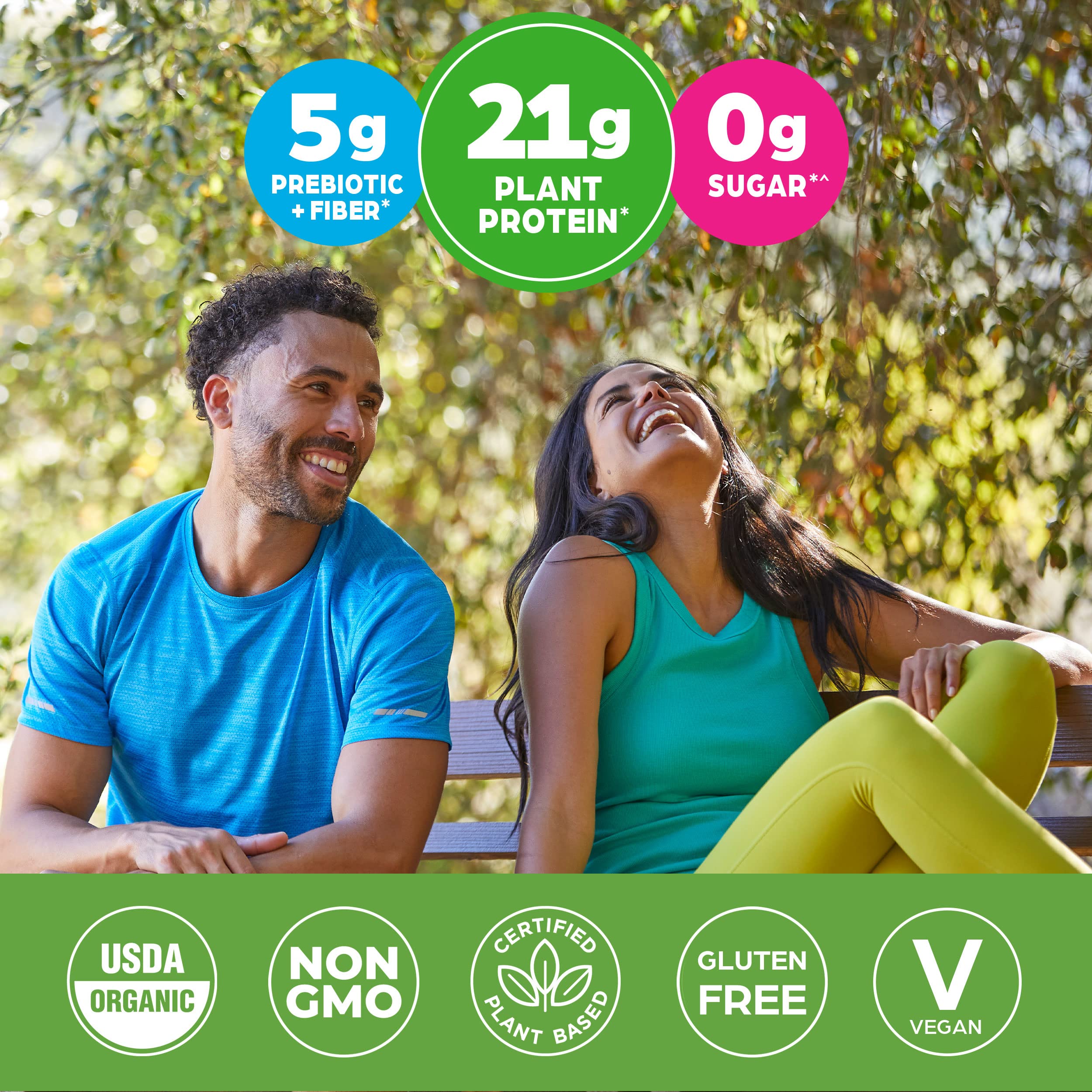 Orgain Organic Vegan Protein Powder, Vanilla Bean - 21g Plant Based Protein, Gluten Free Orgain buy supplements canada