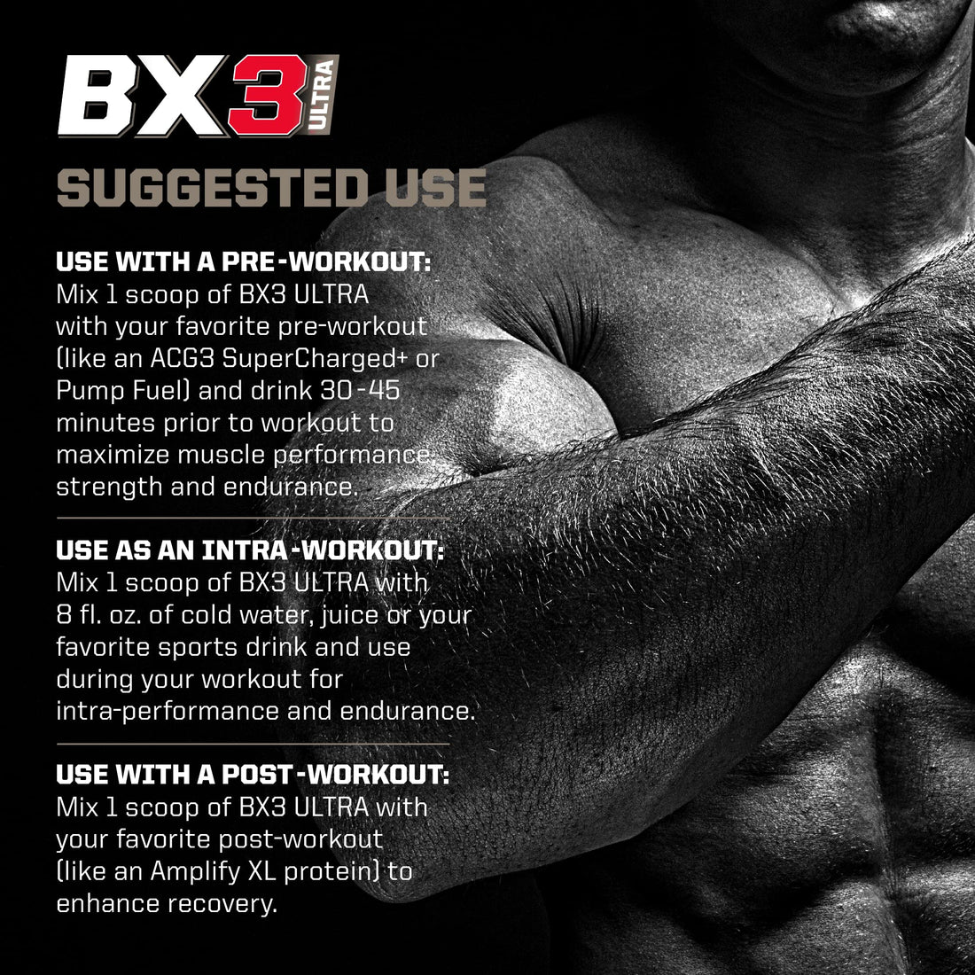 PMD Sports BX3 Ultra Muscle-Building Powder – Beta-Alanine, BCAAs, Betaine Anhydrous PMD buy supplements canada
