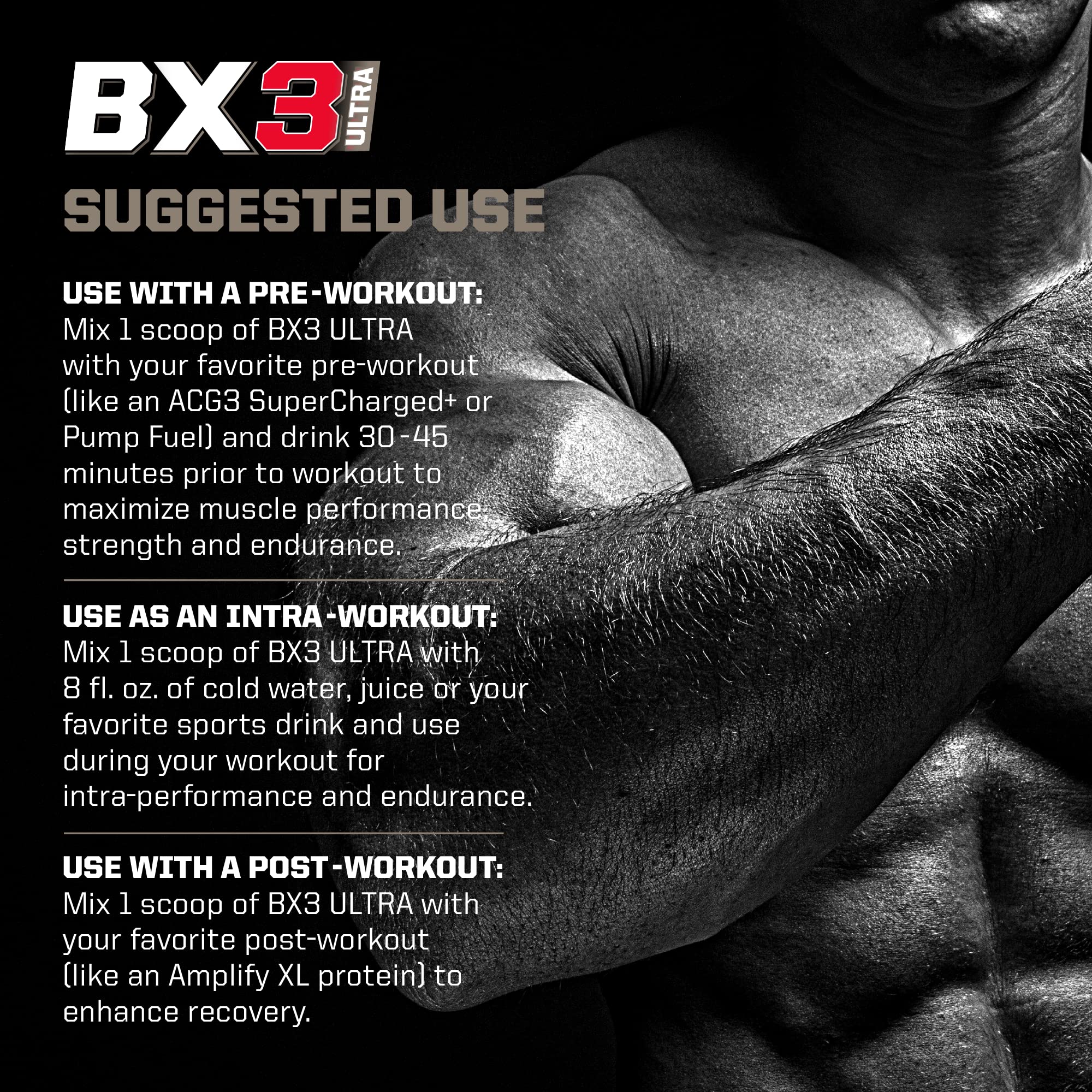 PMD Sports BX3 Ultra Muscle-Building Powder – Beta-Alanine, BCAAs, Betaine Anhydrous PMD buy supplements canada
