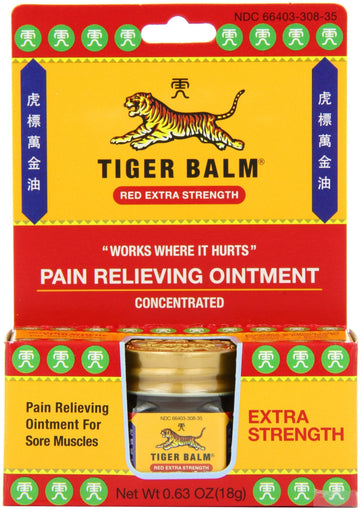 Tiger Balm Pain Relieving Ointment, Extra Strength, 0.63 Ounces (Pack of 3) Tiger Balm buy supplements canada