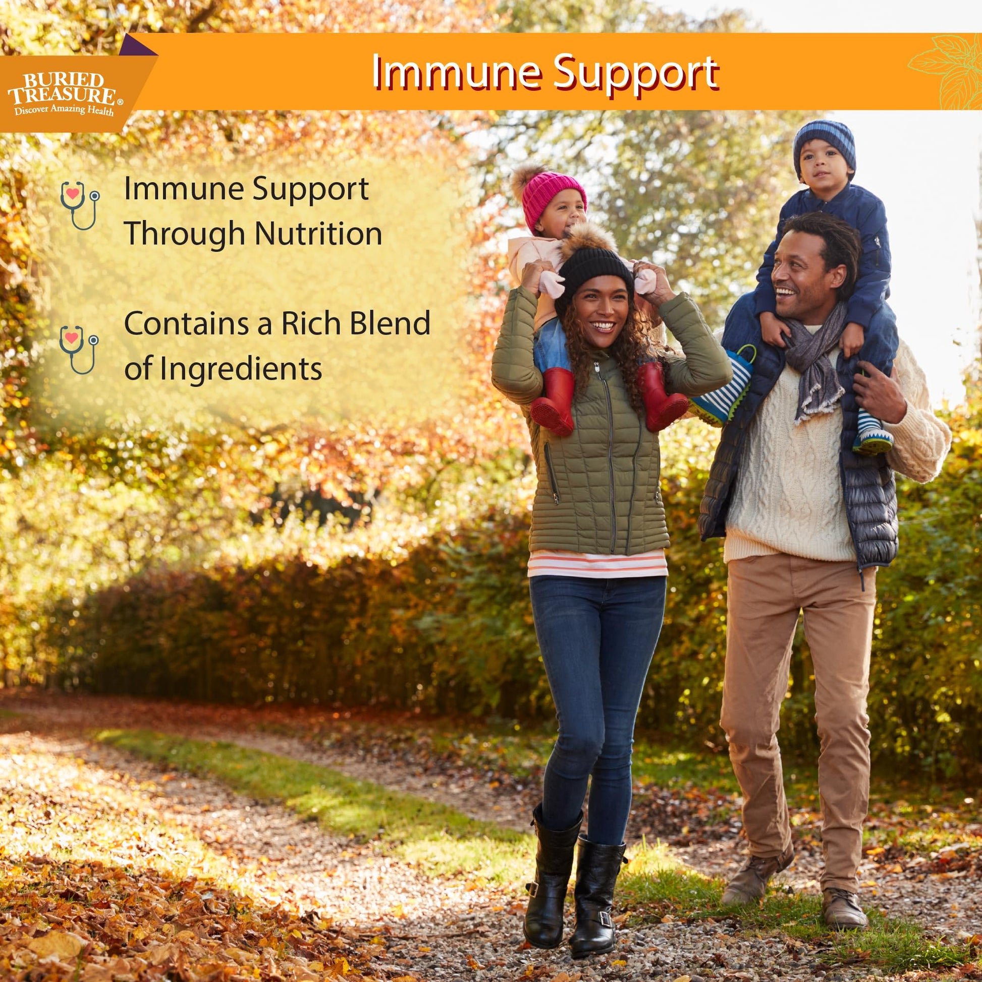 Buried Treasure Adult Daily Immune Wellness - 16 Fl oz, 16 serv, Liquid Nutrient Blend for Immune Support with Elderberry, Echinacea, Vitamins & more Buried Treasure buy supplements canada