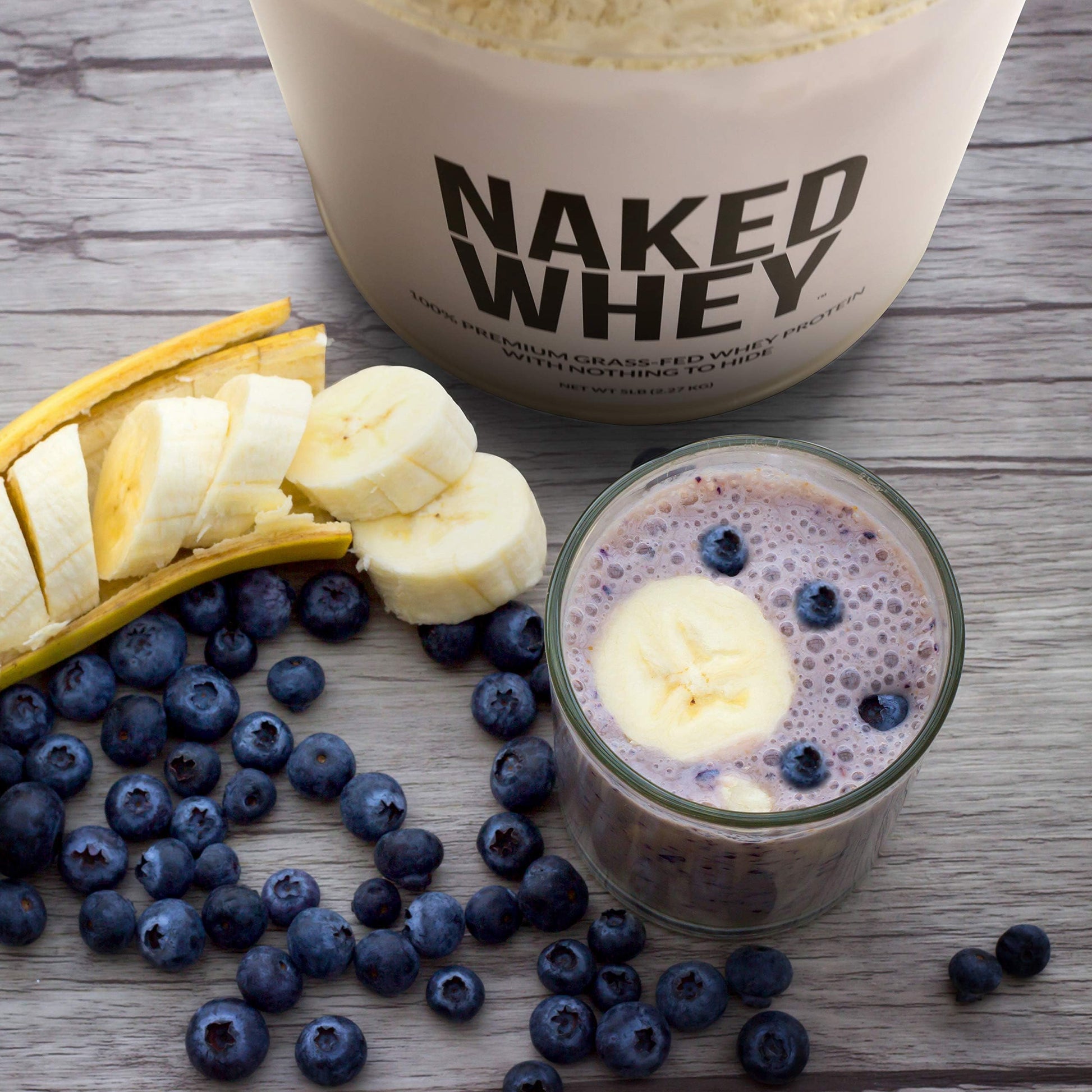 NAKED Whey 1Lb - Only 1 Ingredient, Grass Fed Whey Protein Powder, NSF Certified, Undenatured, No Gmos, No Soy, Gluten Free NAKED buy supplements canada