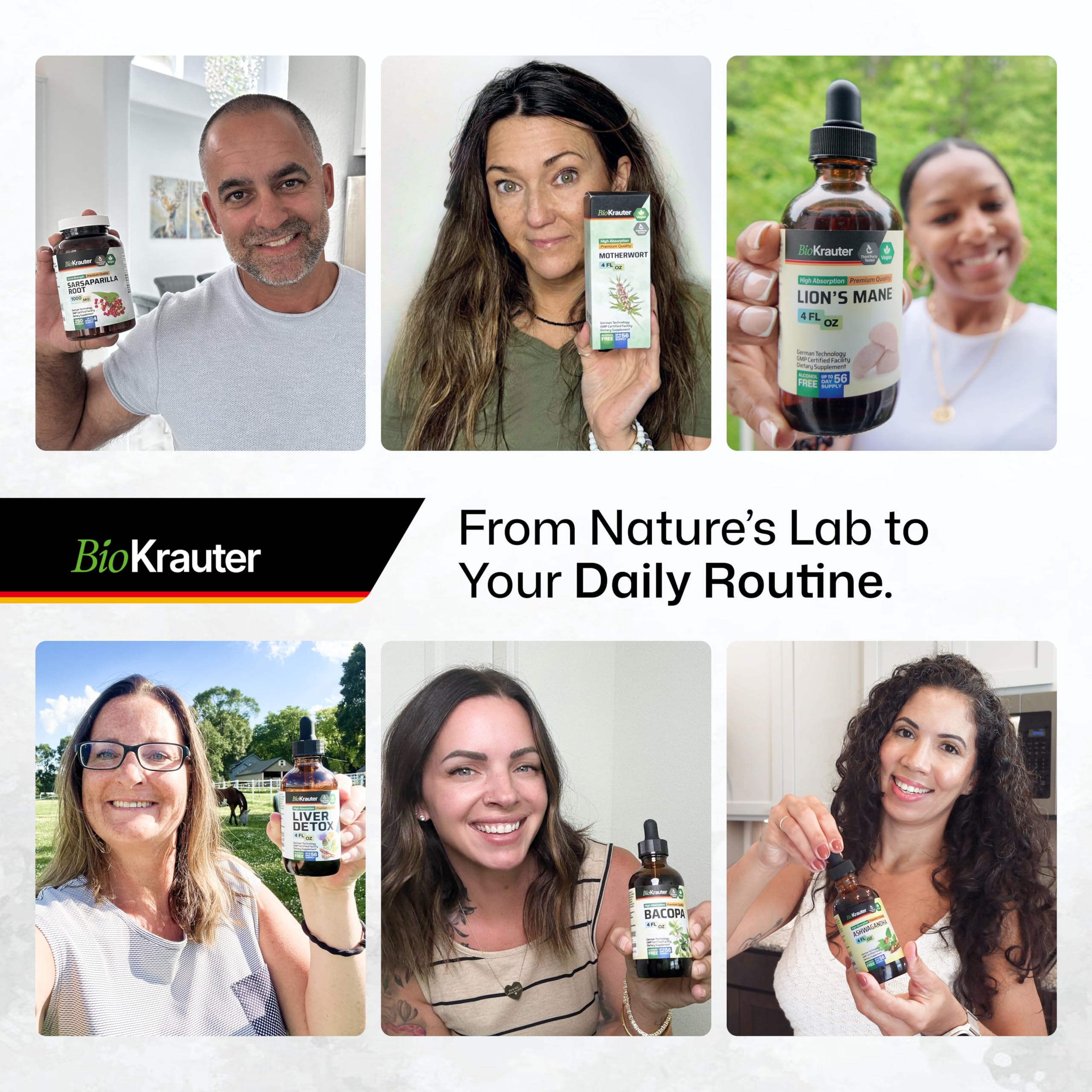 BIO KRAUTER® 2-in-1 Sea Moss for Thyroid Support - Vegan Bladderwrack & Sea Moss Capsules for Women & Men - Natural Сhondrus Сrispus Seaweed Supplement 1600 mg - 125 Days of Supply, Non-GMO BIO KRAUTER buy supplements canada