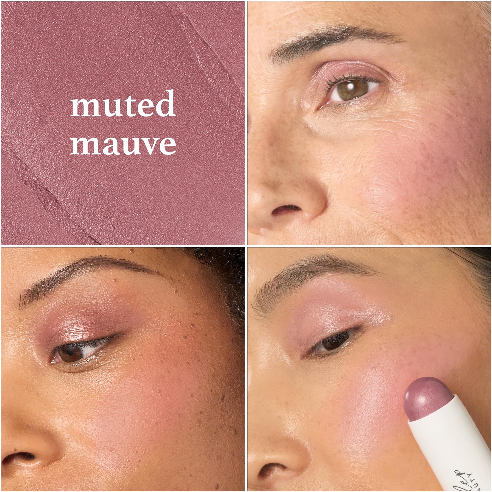 Julep Skip The Brush Cream to Powder Blush Stick - Muted Mauve - Blendable and Buildable Color - 2-in-1 Blush and Lip Makeup Stick Julep buy supplements canada