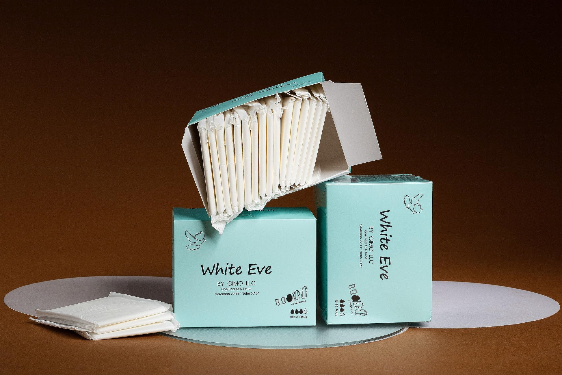 WHITE EVE Sanitary Pad Ultra Thin Sanitary Pads for Women with Fast Absorption and Leak Guard WHITE EVE buy supplements canada