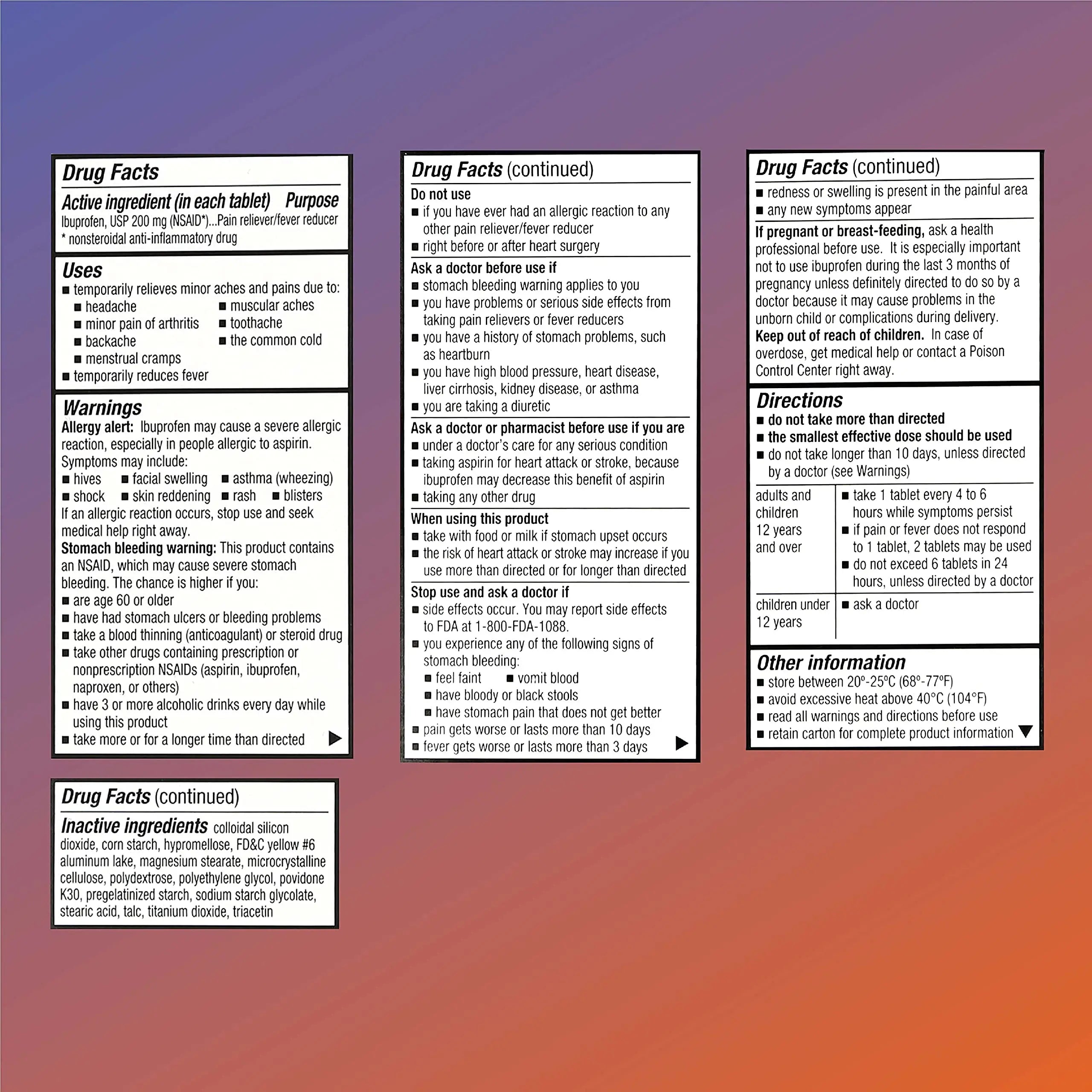 Quality Choice Ibuprofen Tablets, 200 mg, Pain Reliever and Fever Reducer for Arthritis, Toothache, Back Pain, Headache, Body Aches, and More 100 Count of Coated Tablets Quality Choice buy supplements canada