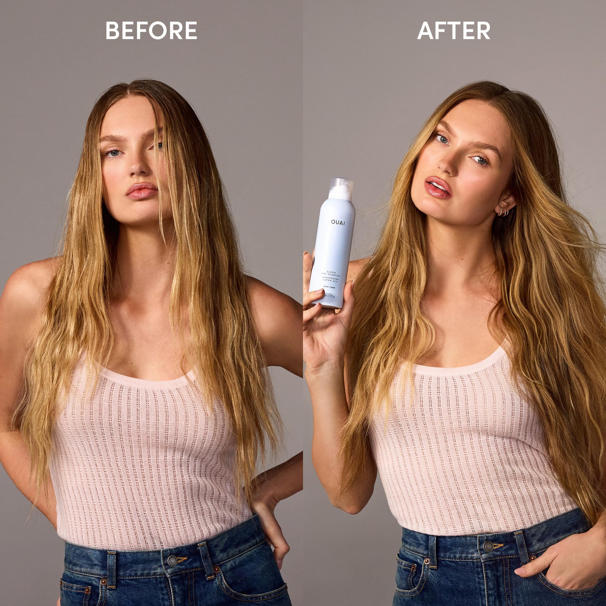 OUAI Super Travel Size Dry Shampoo - Volumizing Dry Shampoo - Absorbs Oil, Dirt & Sweat - Blends Seamlessly into Hair with Zero Residue & Enriched with a Long-Lasting Scent - Cape Town (2 oz) OUAI buy supplements canada