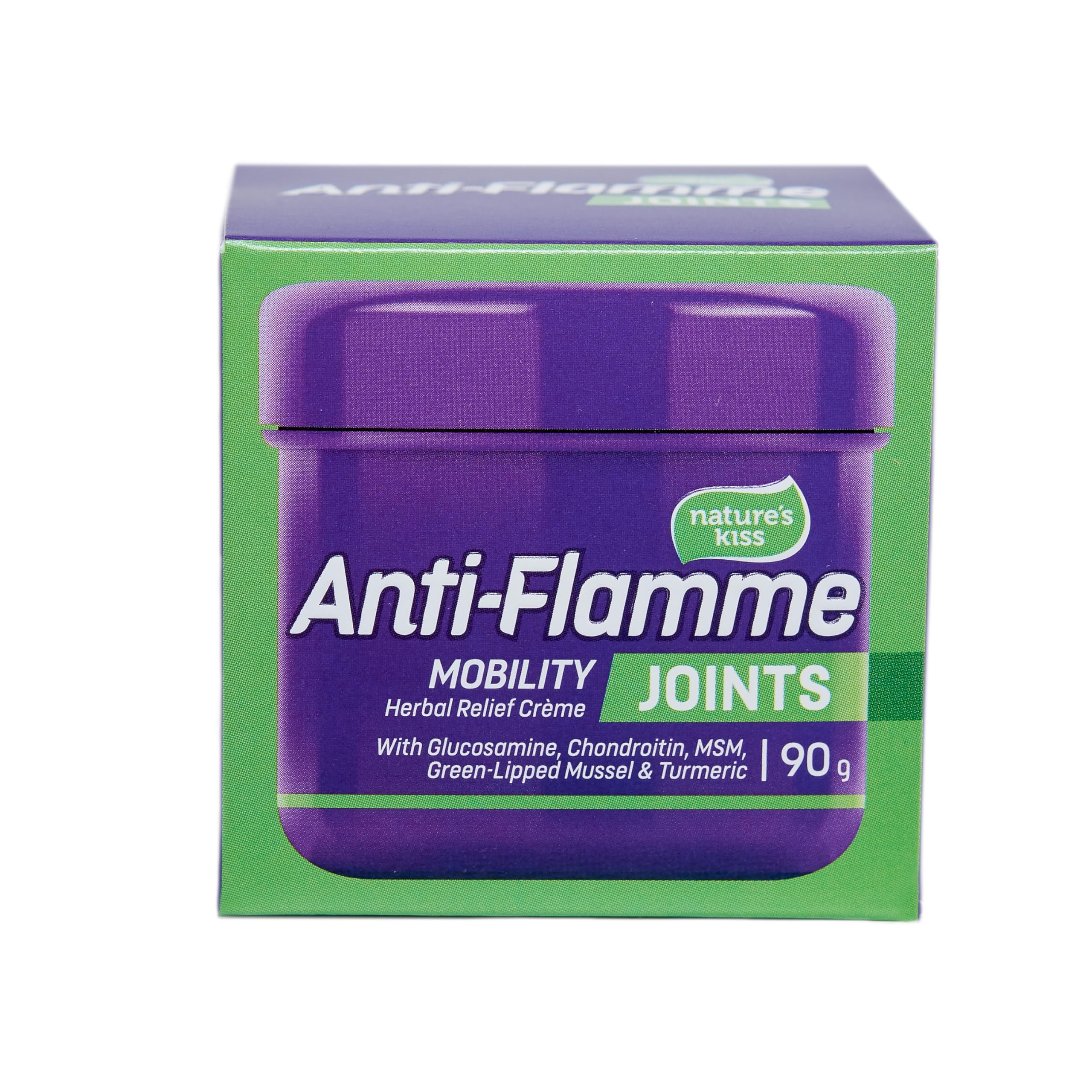 Nature's Kiss - Anti-Flamme Joints - Herbal Cream for Joints - 3oz Tub (90g) Nature's Kiss buy supplements canada