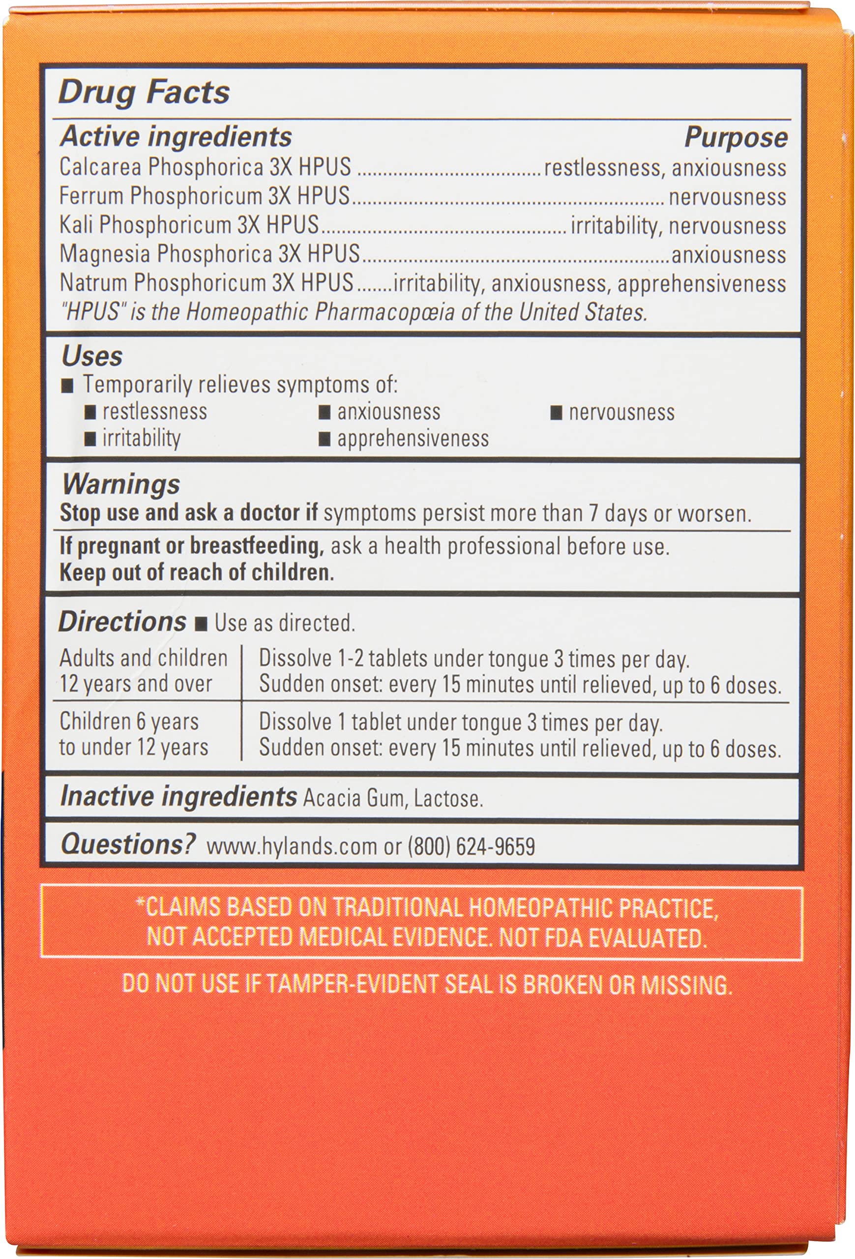 Hyland's Nerve Tonic Stress Relief Tablets, Natural Relief of Restlessness, Nervousness Hyland's buy supplements canada