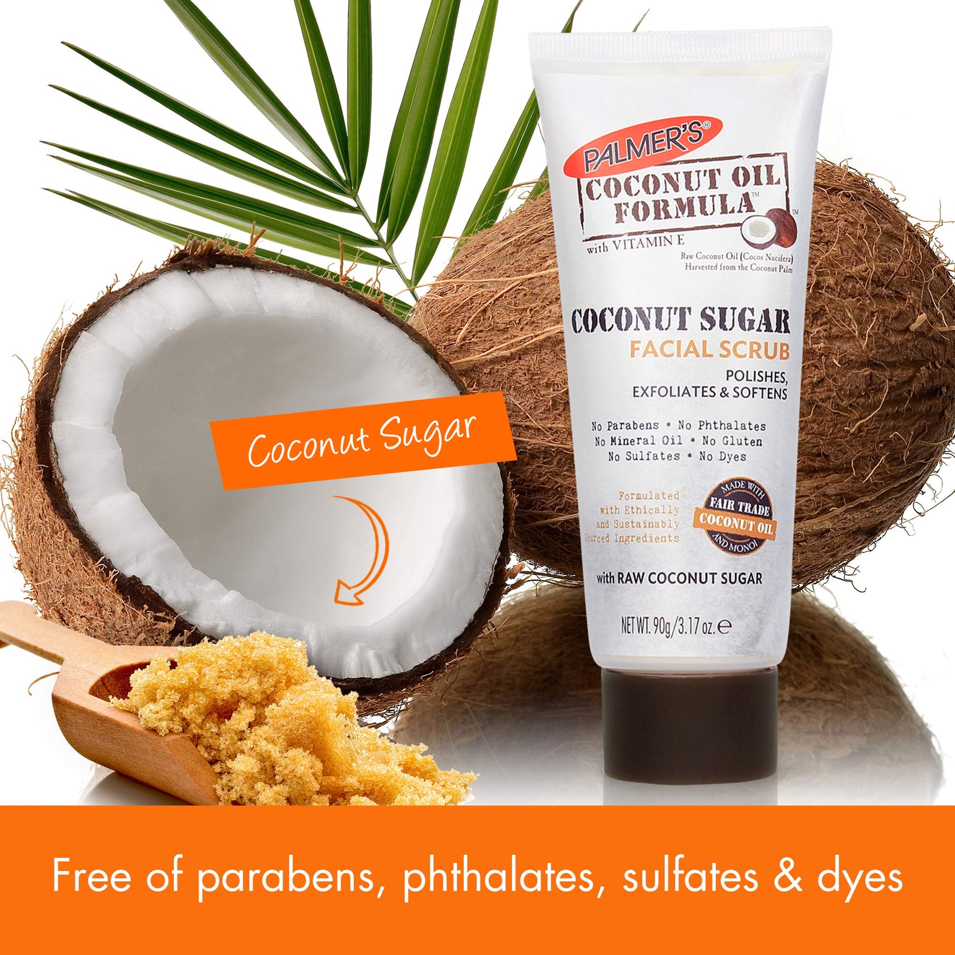 Palmer's Coconut Oil Formula Coconut Sugar Facial Scrub Exfoliator, Face Scrub to Gently Palmer's buy supplements canada