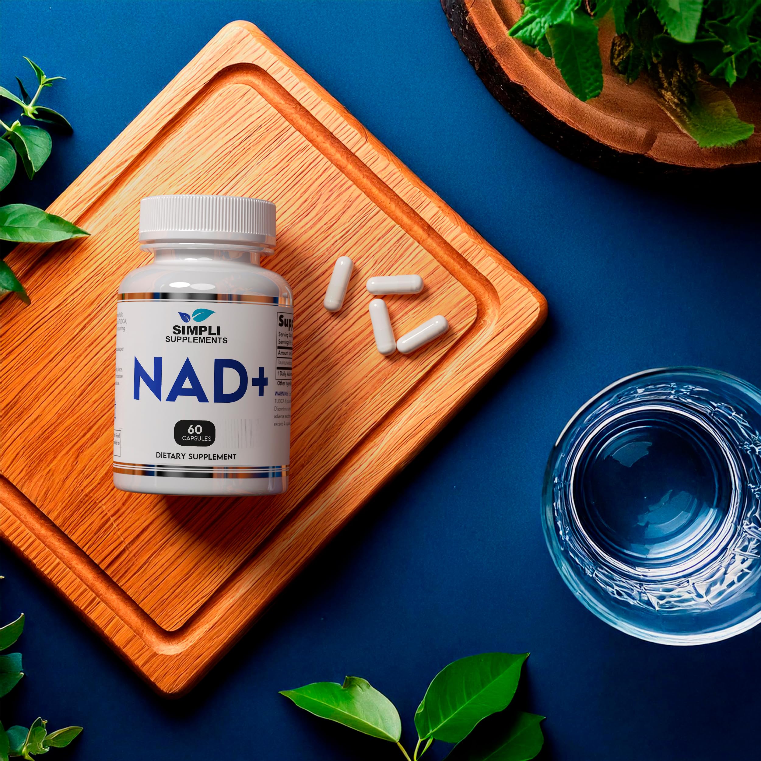 NAD Supplement for Anti-Aging and Cell Regeneration | NAD Booster 500mg Per Serving | NMN Supplement Alternative | Similar to Nicotinamide Riboside | 60 Capsules (30 Day Supply) Simpli Supplements buy supplements canada