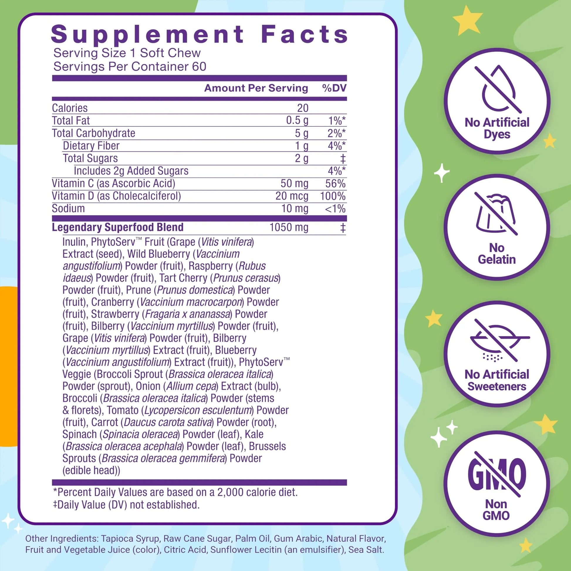 Force Factor Kids Superfood Super Chews, Kids Vitamins C & D, Immune Support Supplement with Antioxidant Support from Powdered Fruits & Veggies Force Factor buy supplements canada