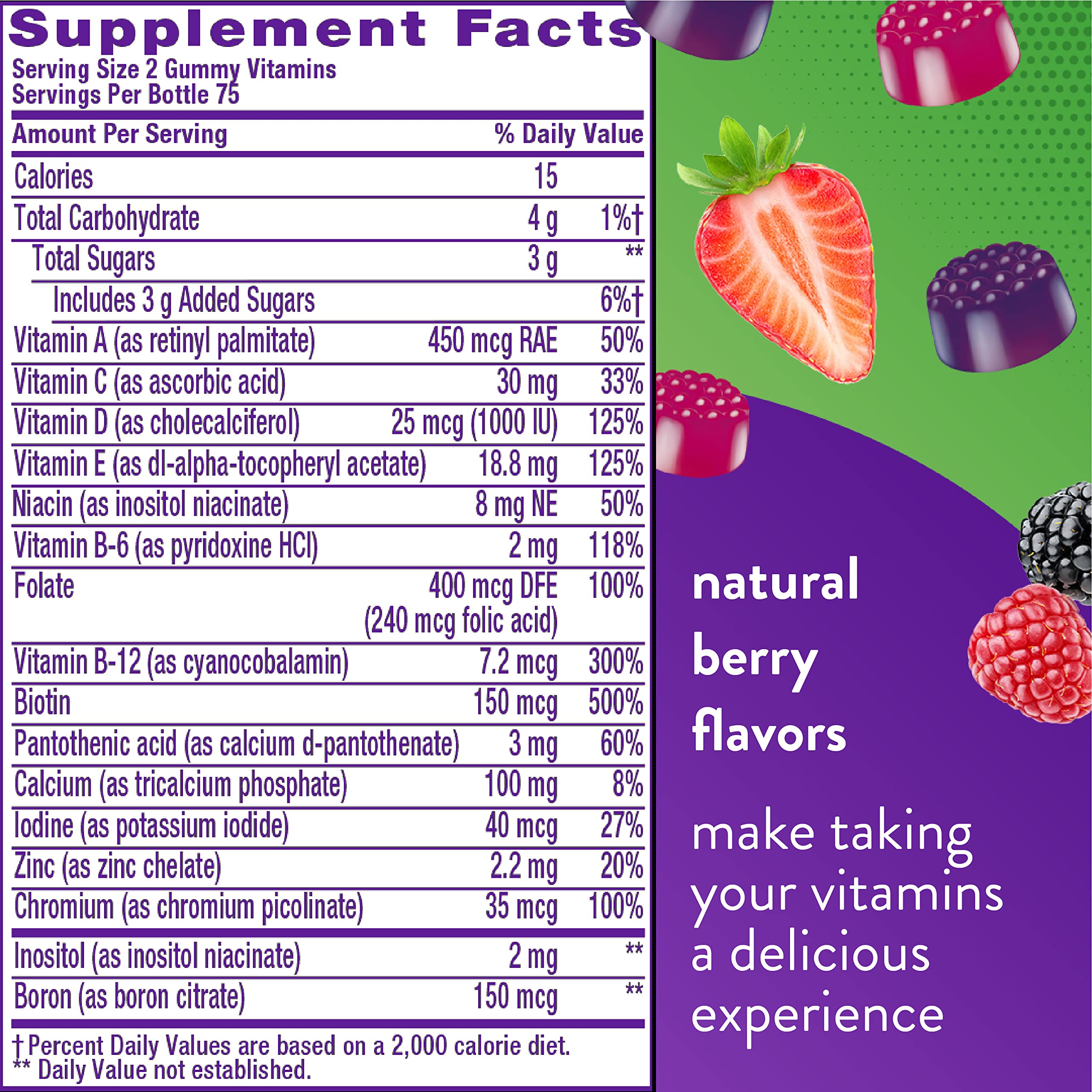 Vitafusion Fiber Well Sugar Free Fiber Supplement & Womens Multivitamin Gummies Vitafusion buy supplements canada