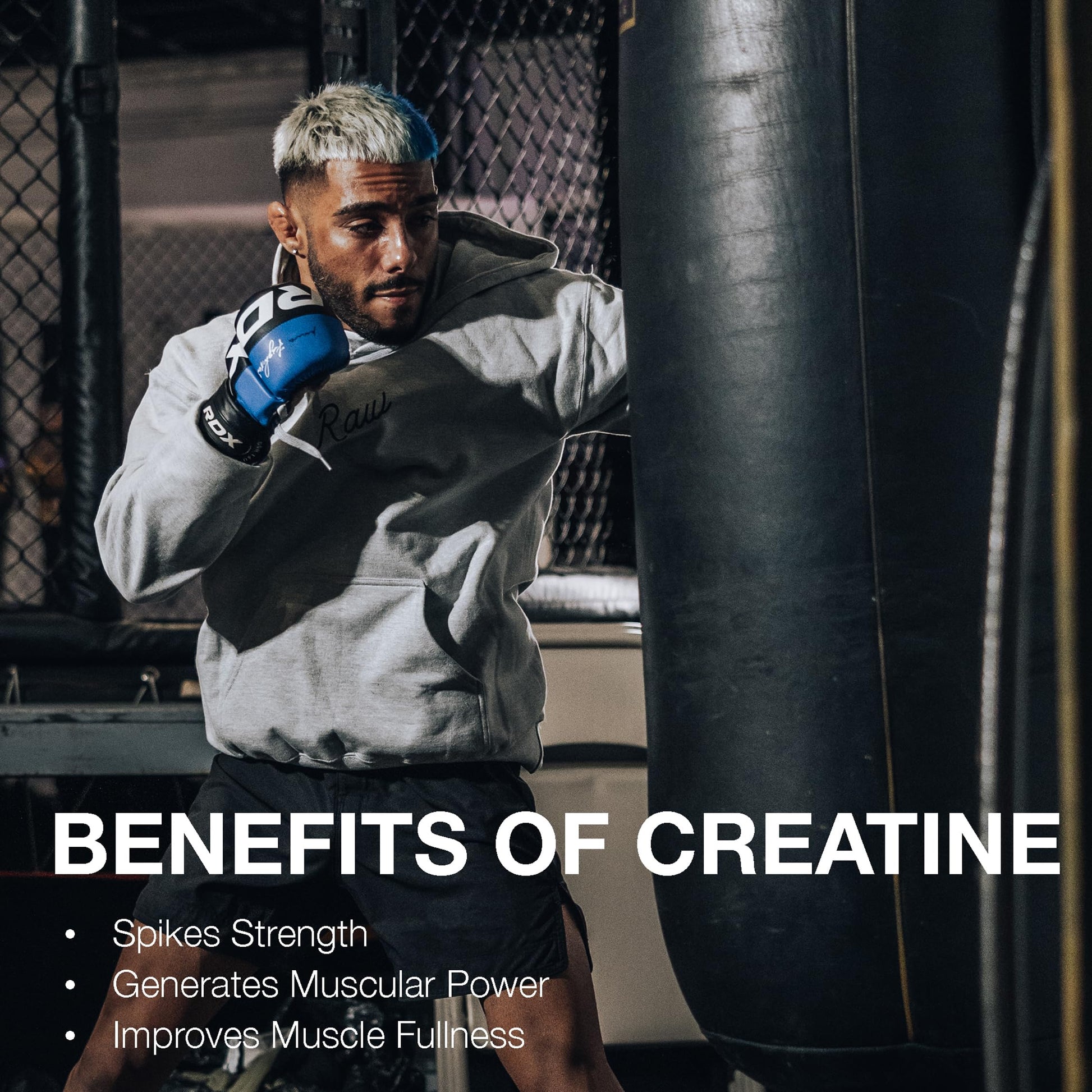 RAW Nutrition Creatine Monohydrate Powder, Fruit Punch (30 Servings) - Micronized Creatine Monohydrate Supplement for Workout Performance, Build Muscle & Strength RAW buy supplements canada