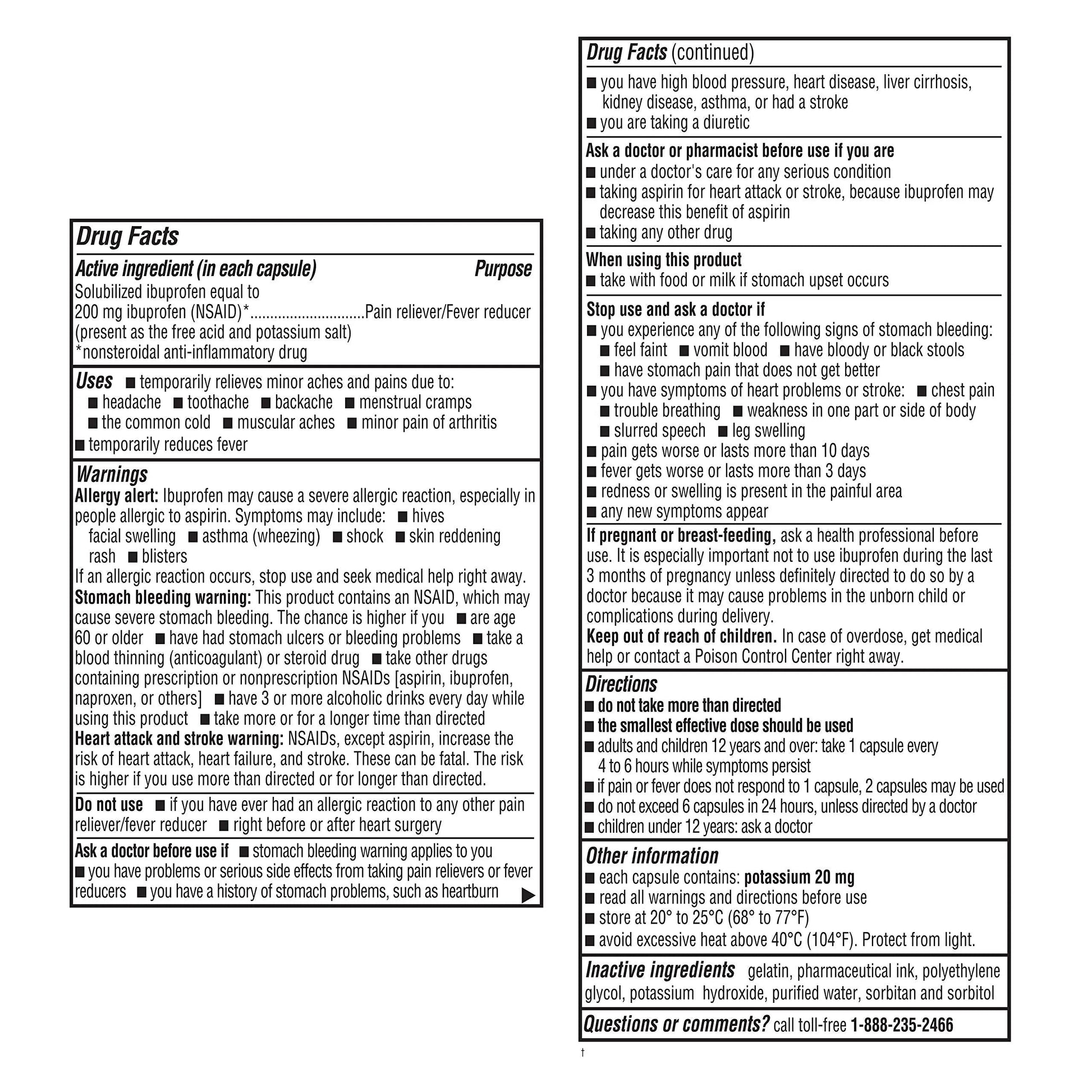 A+Health Dye-Free Ibuprofen 200 Mg Mini Softgels, Pain Reliever/Fever Reducer (NSAID), 180 Count A+Health buy supplements canada