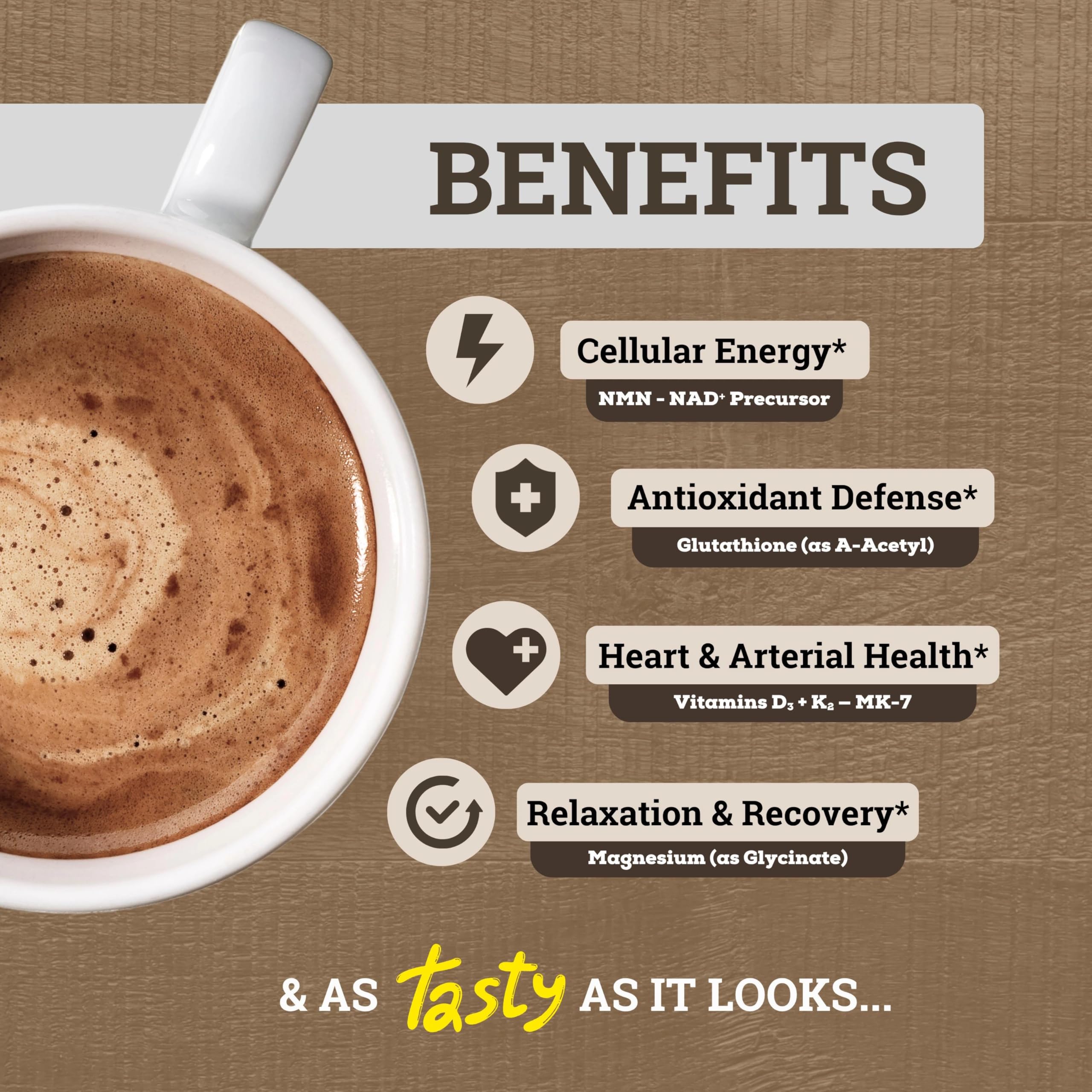 Black Forest Longevity Mix Liquid NAD+ Alternative Mocha Coffee 10-in-1 with NMN 250mg, Glutathione 250mg, TMG, Magnesium Glycinate, Vitamins D3 K2 C B12, High Polyphenol Cocoa, 30 Servings Black Forest buy supplements canada