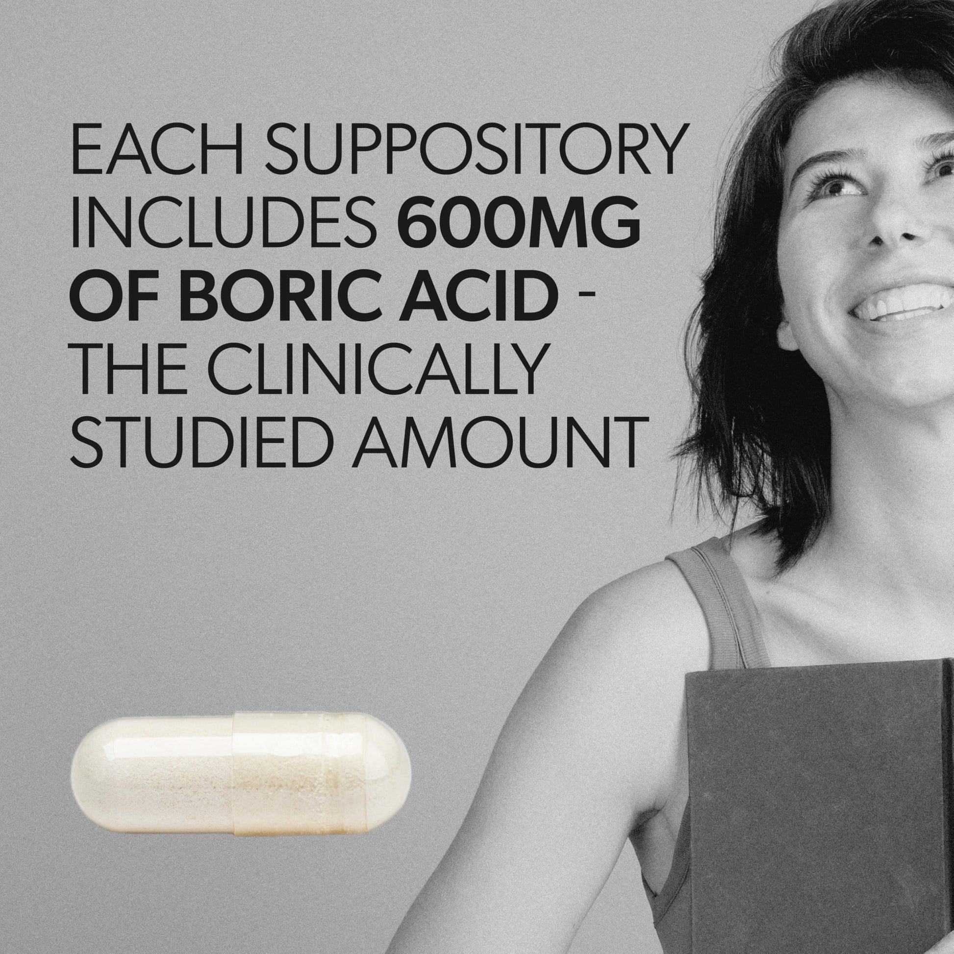 AZO® Boric Acid Vaginal Suppositories for Women, Helps Support Odor Control with Clinically Studied Boric Acid, Non-GMO, 30 Count AZO buy supplements canada