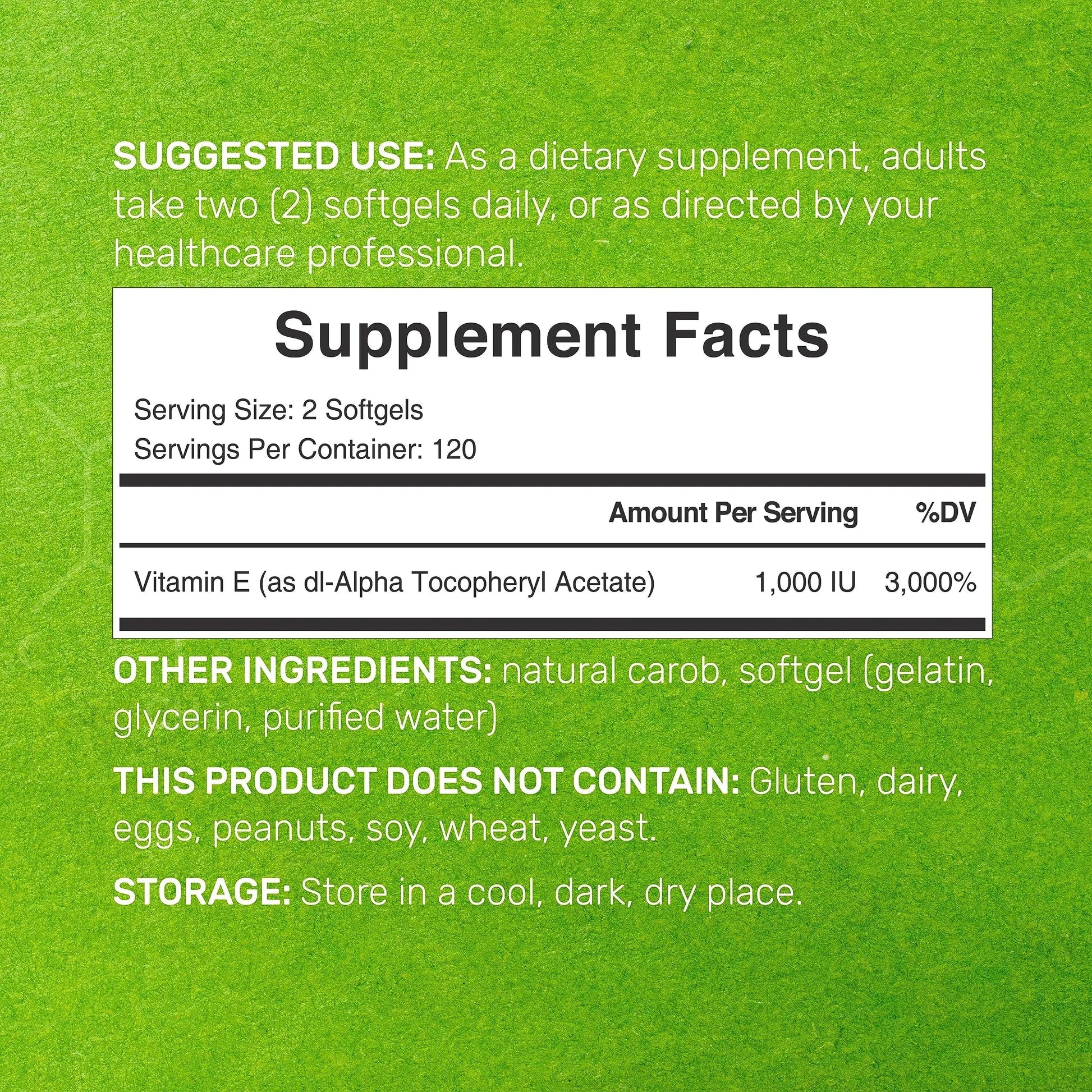Vitamin E Supplements, 1,000 IU Per Serving, 240 Softgels – Extra Strength Antioxidant Protection – Bioavailable Stable Form DEAL SUPPLEMENT buy supplements canada
