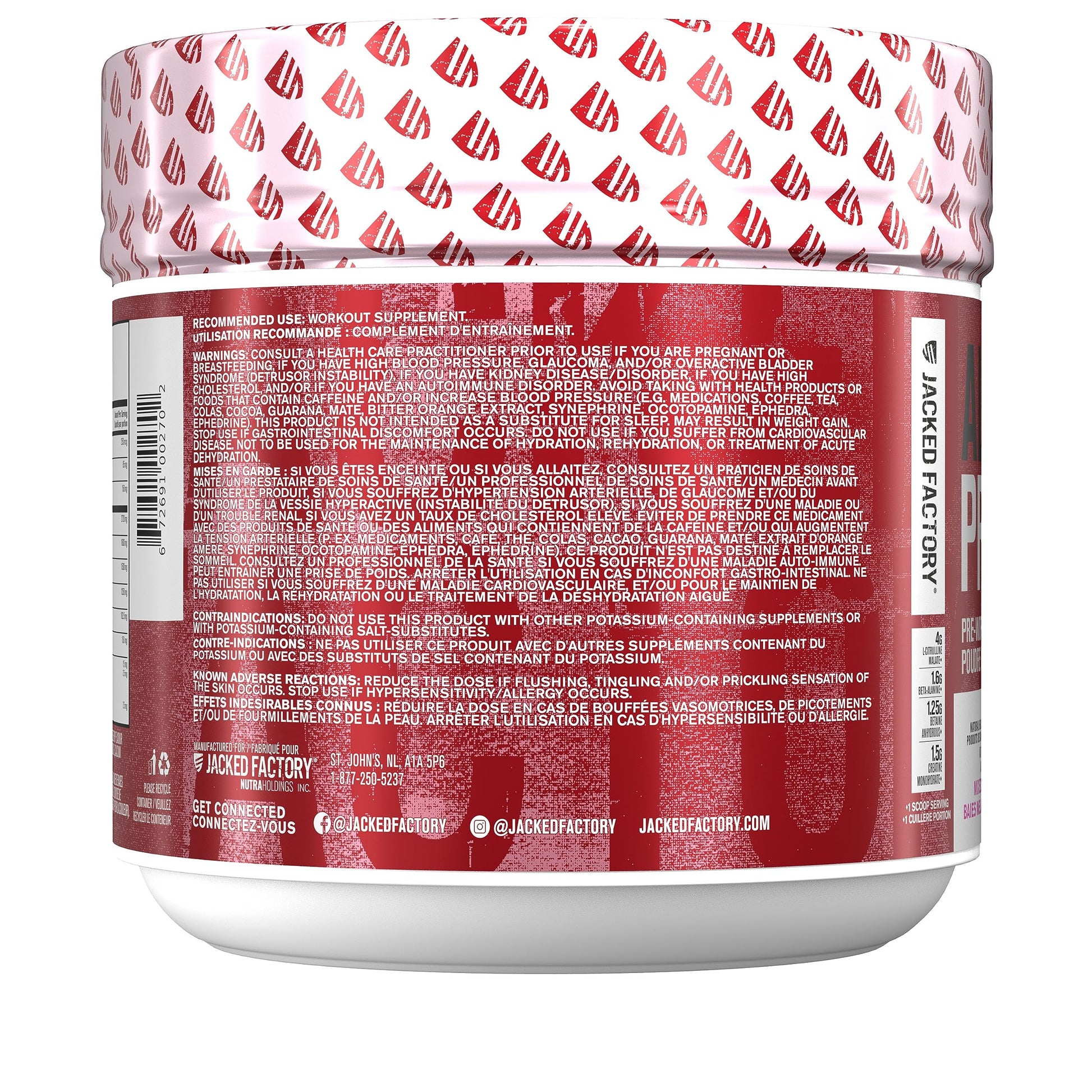 ALTIUS Pre-Workout Supplement - Naturally Sweetened - Clinically Dosed Powerhouse Jacked Factory buy supplements canada