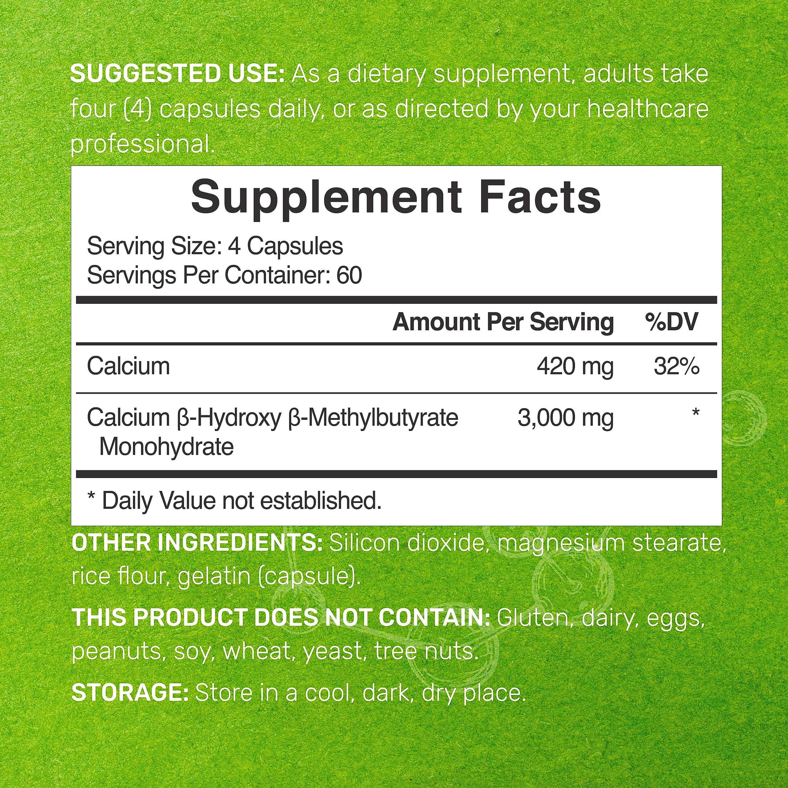 Ultra Strength HMB Supplements 3,000mg Per Serving, 240 Capsules | Third Party Tested | Supports Muscle Growth, Retention DEAL SUPPLEMENT buy supplements canada