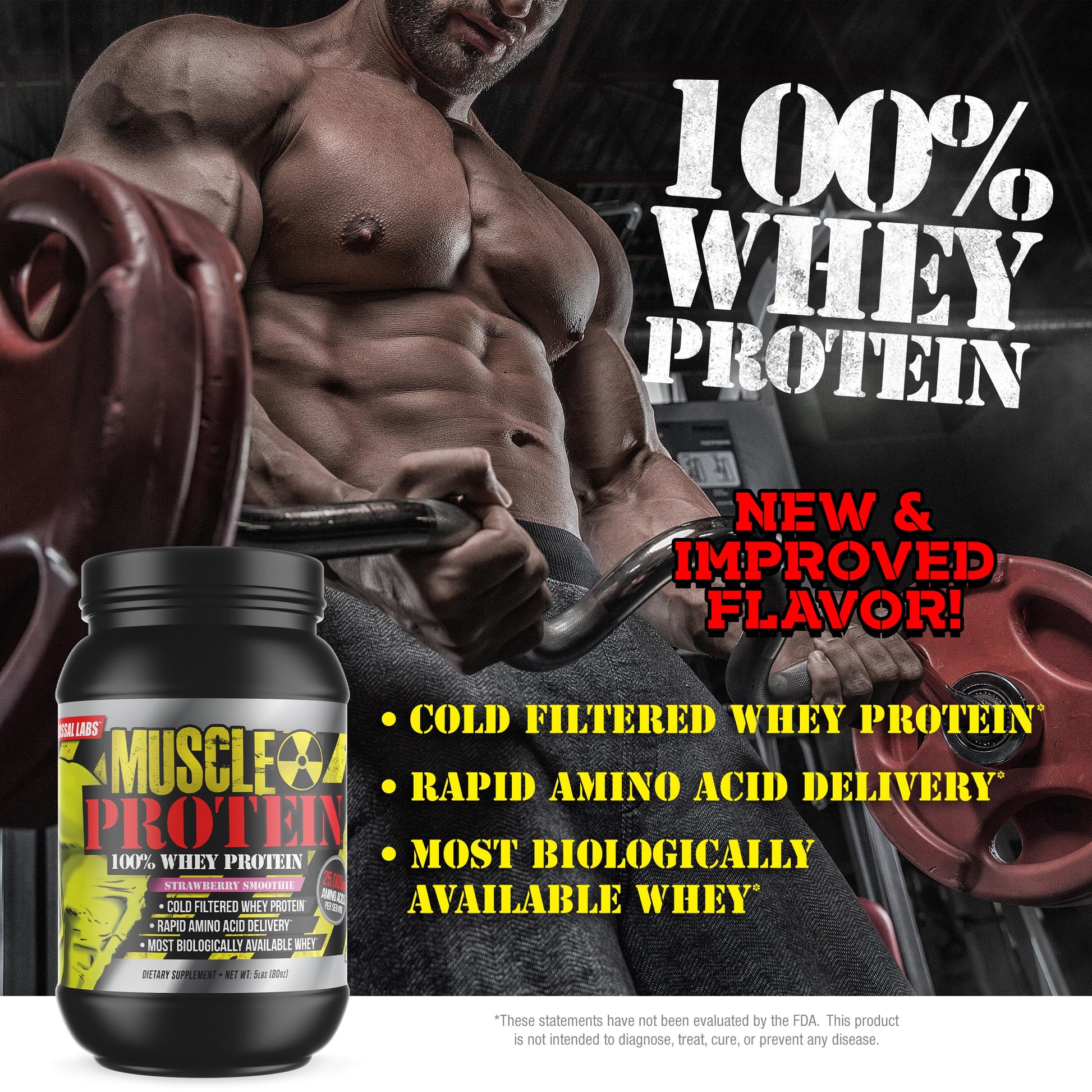 COLOSSAL LABS Whey Protein Powder [15 lbs/Pack of 1]– Chocolate Protein, Cold Filtered COLOSSAL LABS buy supplements canada