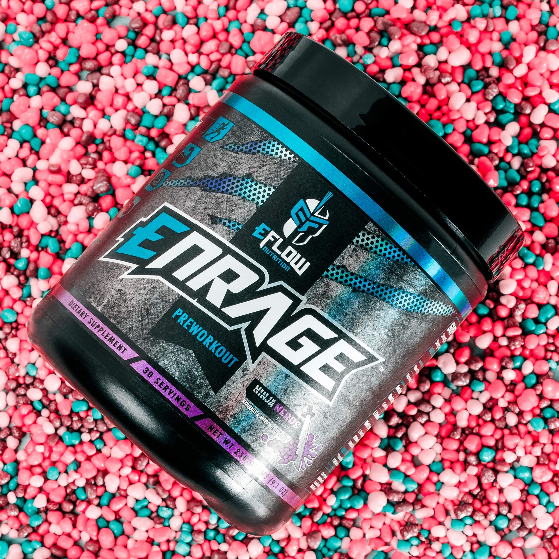 eFlow Nutrition ENRAGE Pre Workout - Energy, Focus, Pumps, and Strength - Ninja Nerds eFlow Nutrition buy supplements canada