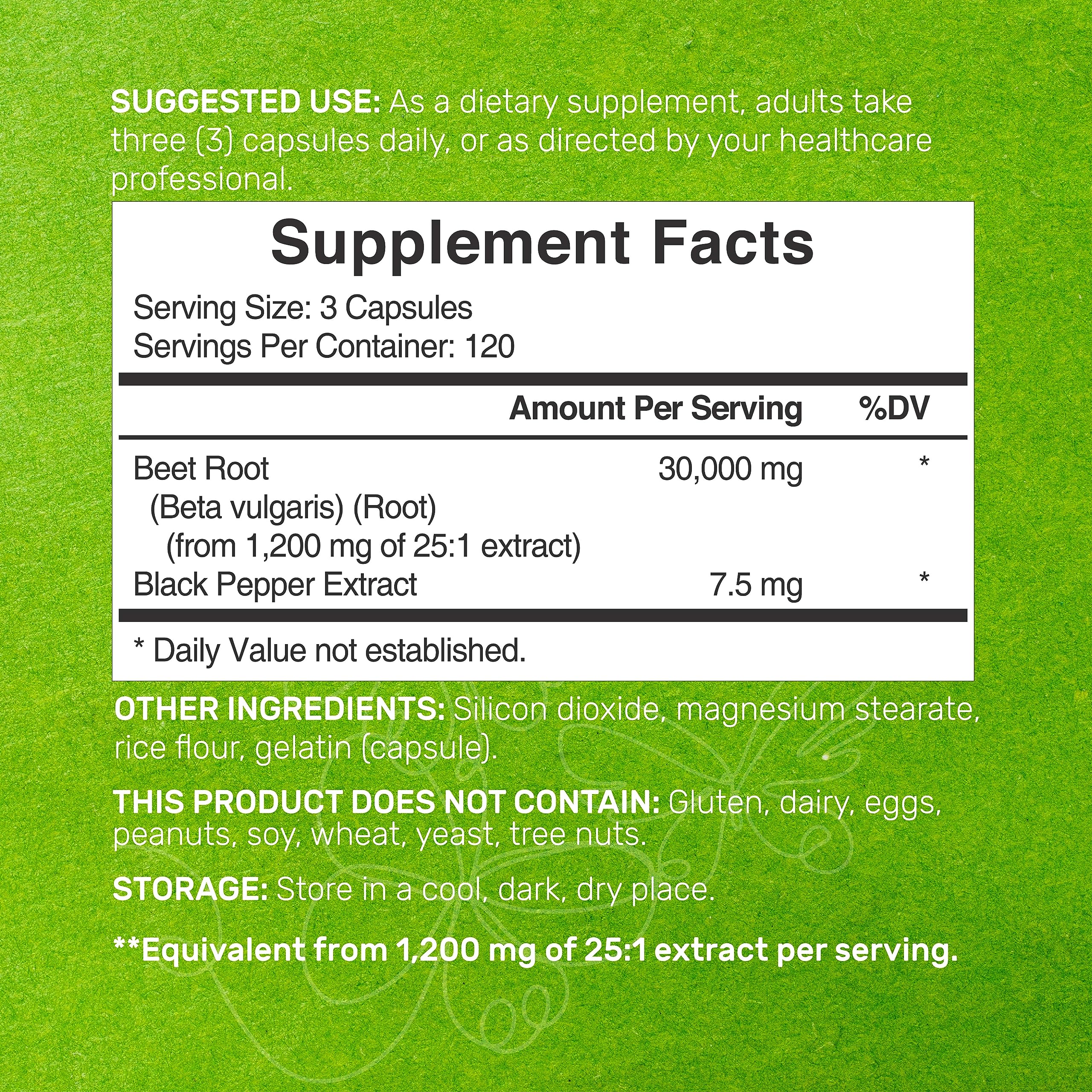 Beet Root Capsules 30000mg Per Serving, 360 Count, with Black Pepper Extract – Enhanced DEAL SUPPLEMENT buy supplements canada