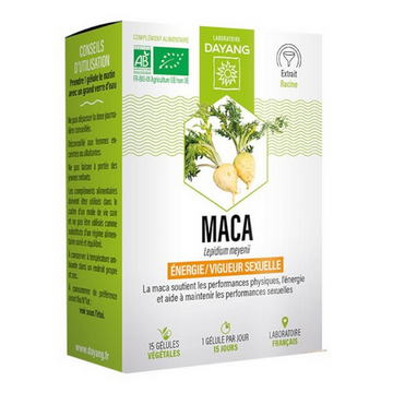 Organic Maca 15 capsules - DAYANG DAYANG buy supplements canada