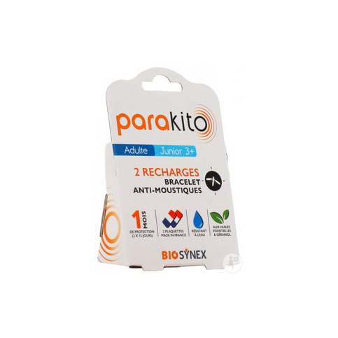 Set of 2 mosquito repellent refills for PARAKITO bracelets PARAKITO buy supplements canada