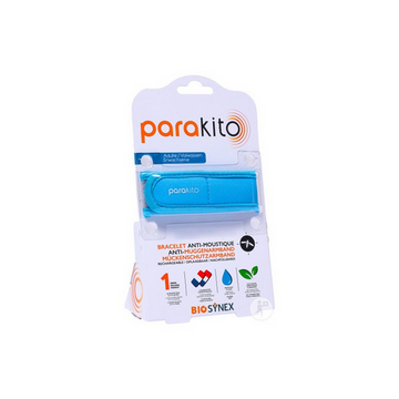 Parakito light blue rechargeable mosquito repellent bracelet PARAKITO buy supplements canada