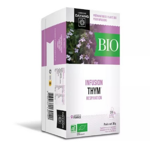 Organic thyme - breathe - infusion in sachets DAYANG DAYANG buy supplements canada