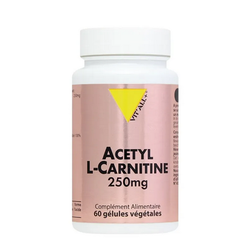 Acetyl L-Carnitine 250mg 60 capsules VIT'ALL+ VIT'ALL+ buy supplements canada