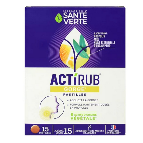 ACTIRUB throat lozenges SANTE VERTE SANTE VERTE buy supplements canada