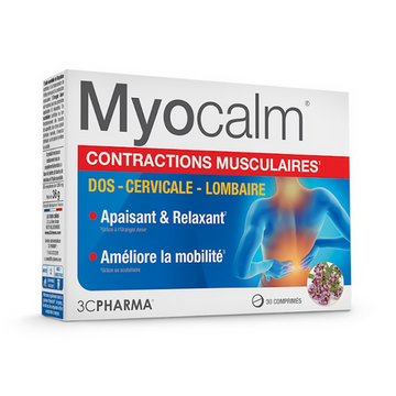 Myocalm : muscles contractions 3C PHARMA 3C PHARMA buy supplements canada