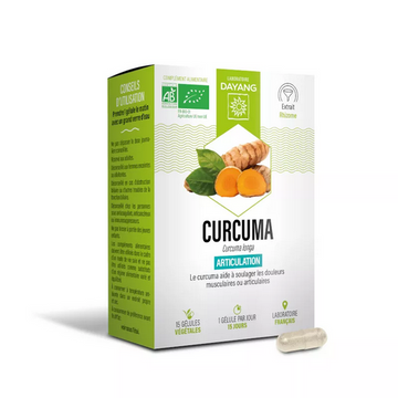 Organic turmeric - joints mobility - 15 capsules - DAYANG DAYANG buy supplements canada