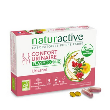 Urisanol Flash urinary troubles 20 capsules - NATURACTIVE NATURACTIVE buy supplements canada