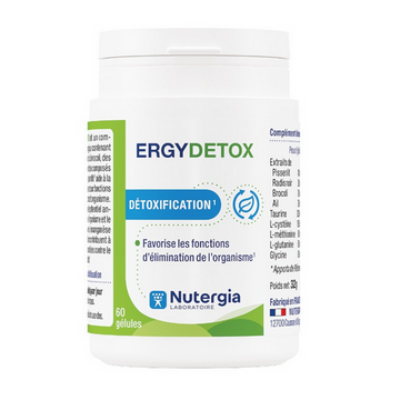 ERGYDETOX 60 capsules - NUTERGIA Nutergia buy supplements canada