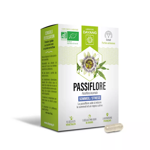 Organic passion flower 15 capsules - DAYANG DAYANG buy supplements canada