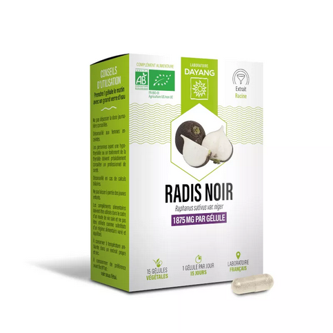 Organic black radish 15 capsules - DAYANG DAYANG buy supplements canada