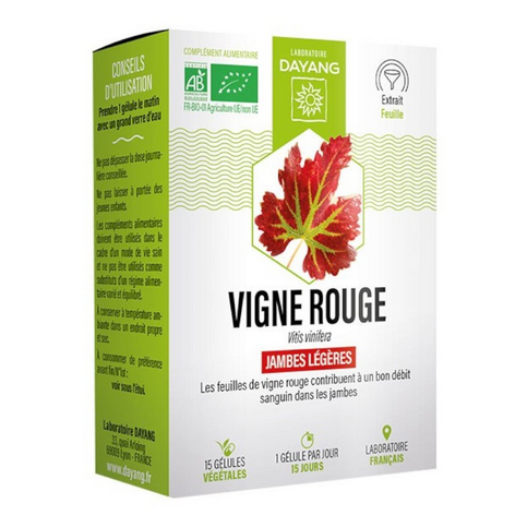 Organic red vine 15 capsules - DAYANG DAYANG buy supplements canada