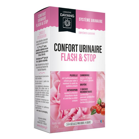 Urinary comfort flash & stop 15 capsules - DAYANG DAYANG buy supplements canada