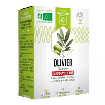 Organic Olive Tree 30 capsules - DAYANG DAYANG buy supplements canada