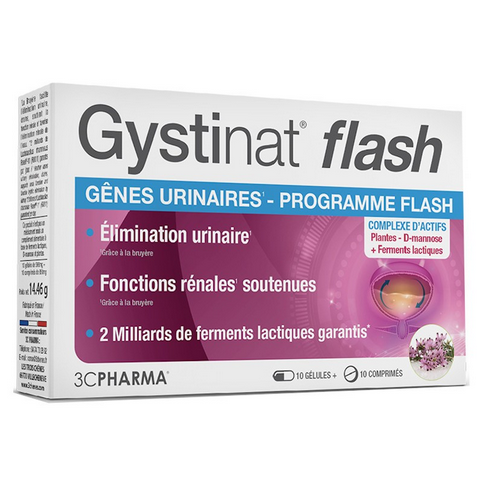Gystinat Flash urinary disorders - LES 3 CHENES LES 3 CHENES buy supplements canada