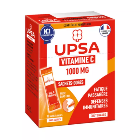 Vitamin C 1000mg - 10 packets - UPSA UPSA buy supplements canada
