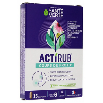 ACTIRUB nose and throat - 15 tablets SANTE VERTE SANTE VERTE buy supplements canada