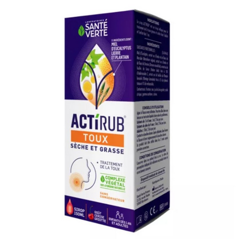 ACTIRUB syrup against oily and dry cough SANTE VERTE SANTE VERTE buy supplements canada