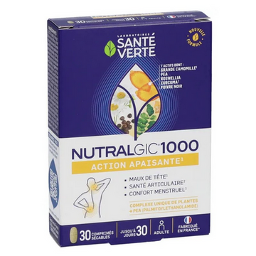 Nutralgic 1000 soothing action - 30 tablets - SANTE VERTE SANTE VERTE buy supplements canada
