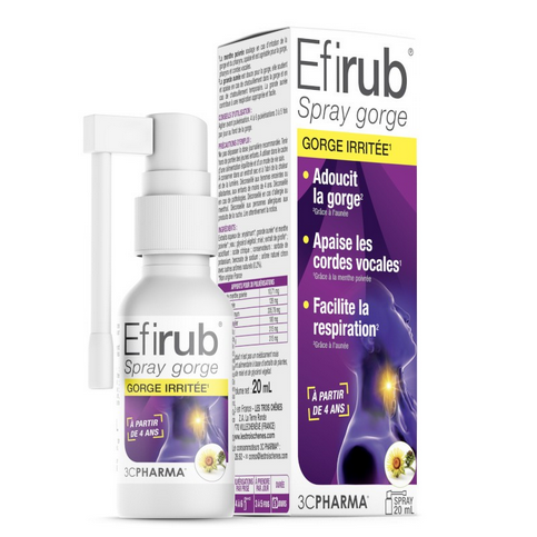 Efirub irritated throat spray 3C PHARMA 3C PHARMA buy supplements canada