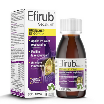 Efirub bronchi and throat syrup - Sedatuxil 3C PAHRMA125 ml 3C PHARMA buy supplements canada